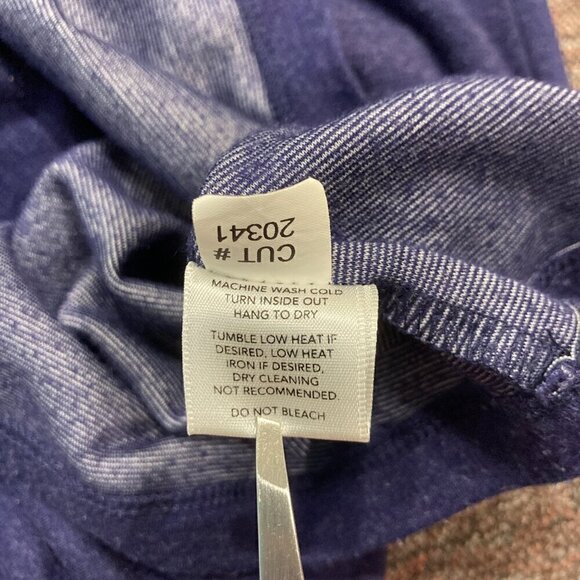 Mizzen + Main 1/4 Zip Pullover Blue Men's Large Trim Fit Made In America - Picture 7 of 7